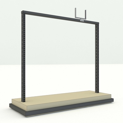 Estante de ropa modular de 60 kg Capacidad para tiendas minoristas