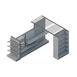 Estantes de supermercados pesados / estantes de exhibición minoristas